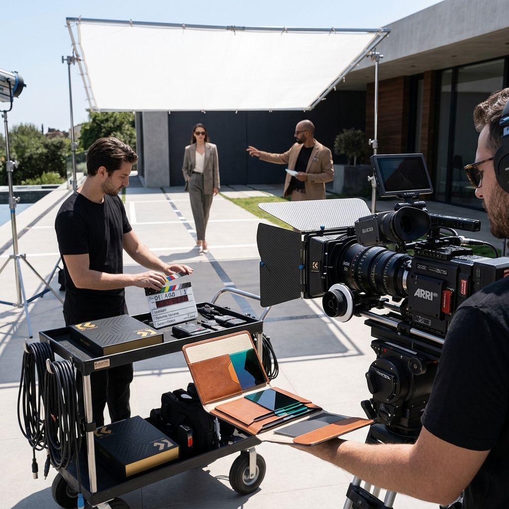 Midday Commercial Set Filming
