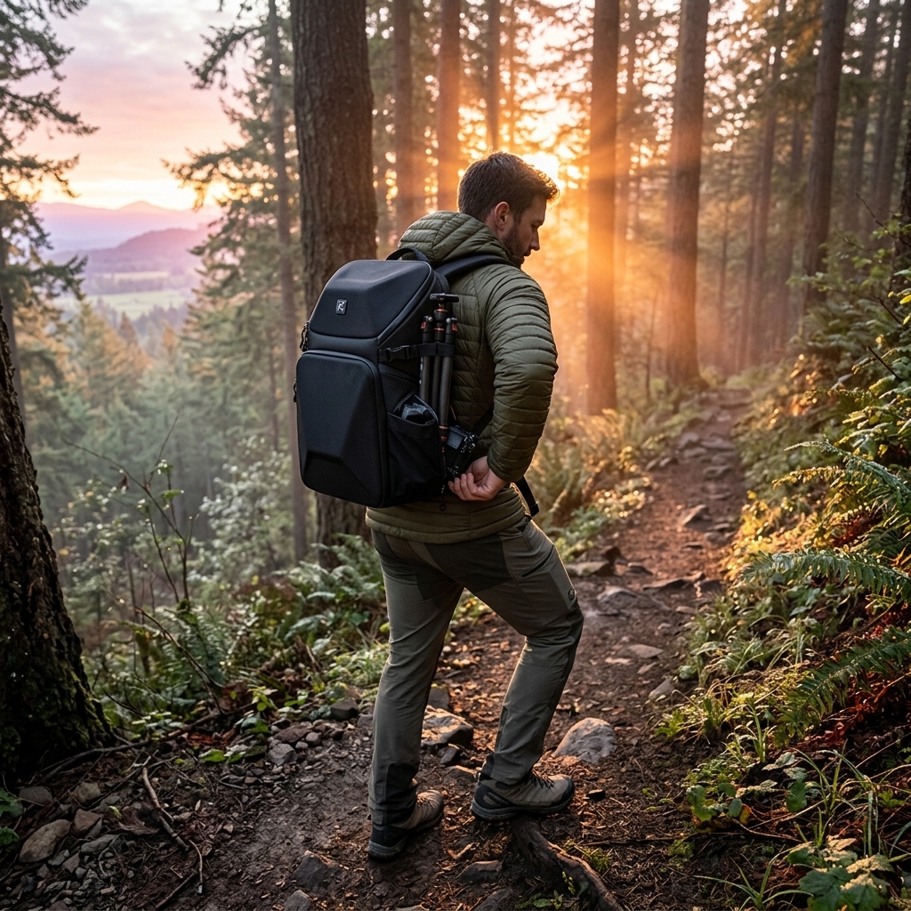 Forest Trail At Sunrise