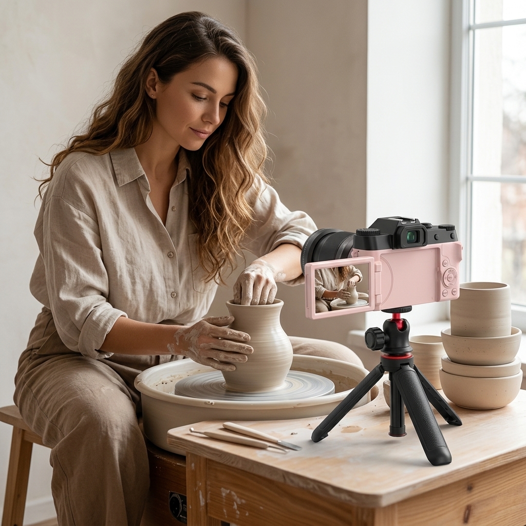 Pottery Wheel Filming Session