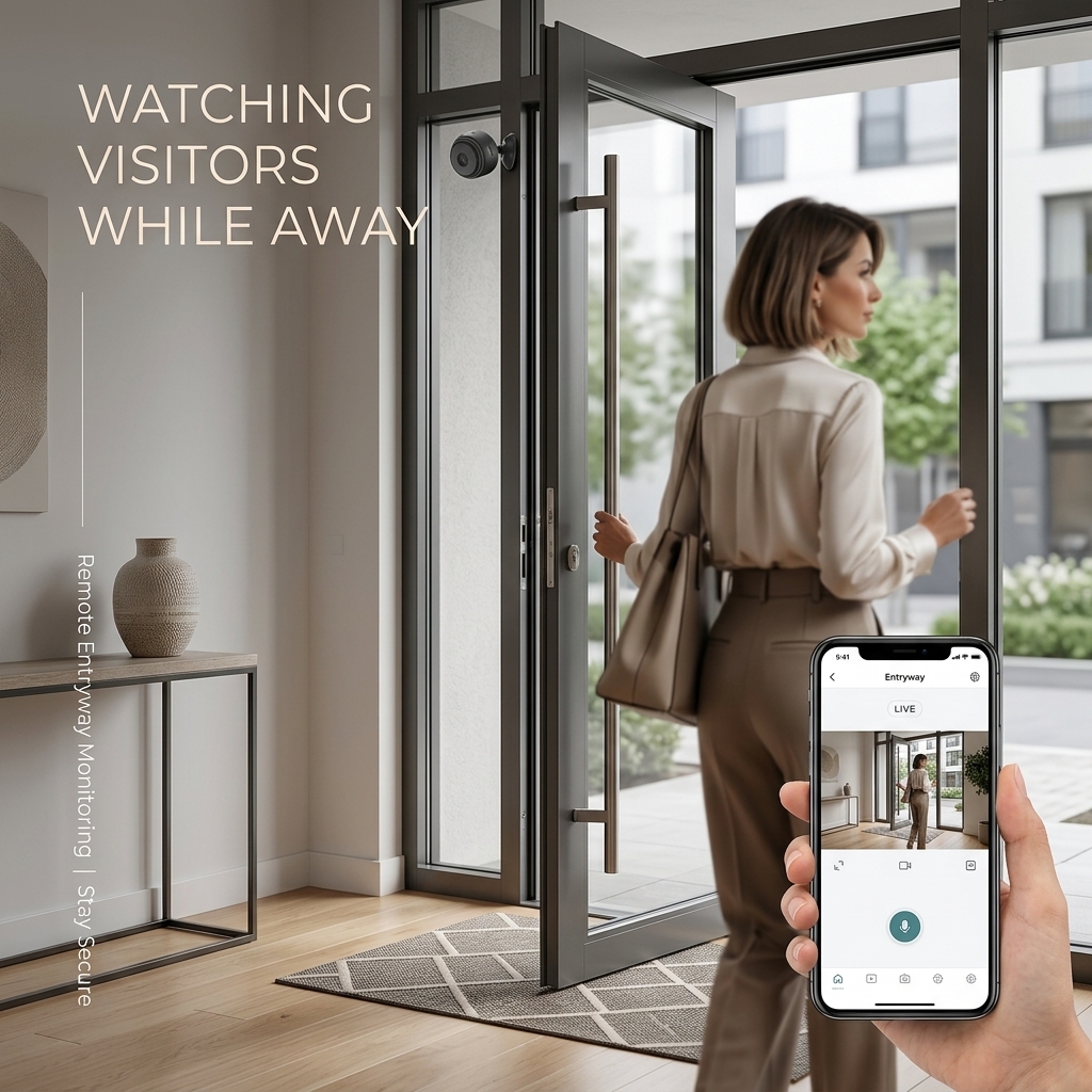 Watching Visitors While Away