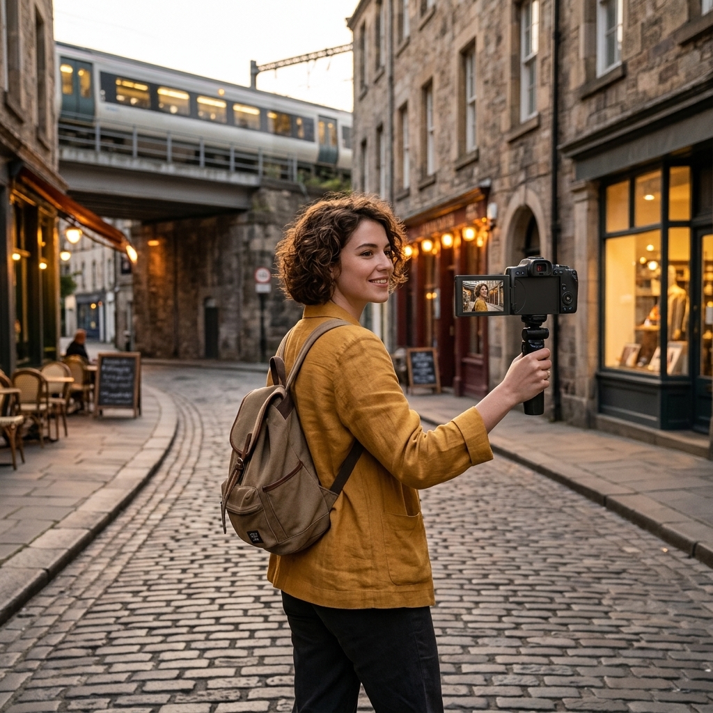 Backpacking Through Old City Streets