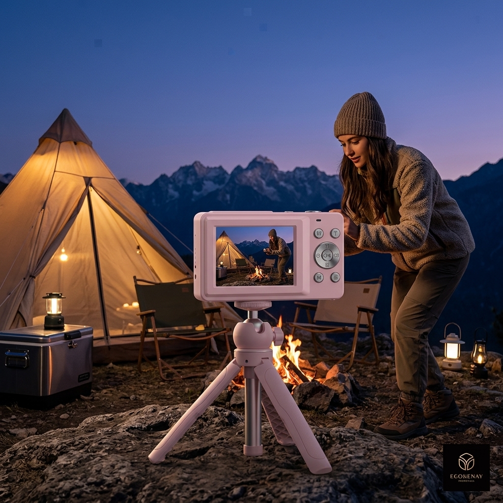 Mountain Campsite After Sunset