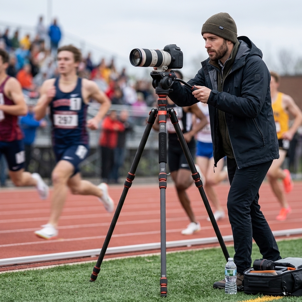 Sideline Photos At A Track Meet
