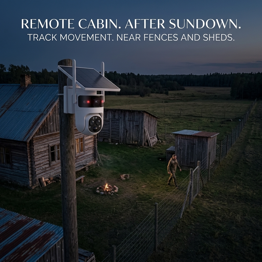 Remote Cabin After Sundown