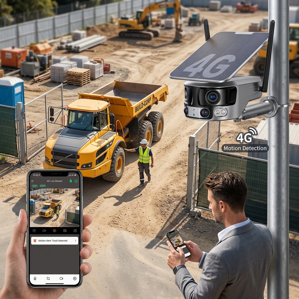 Checking Equipment Traffic On Site
