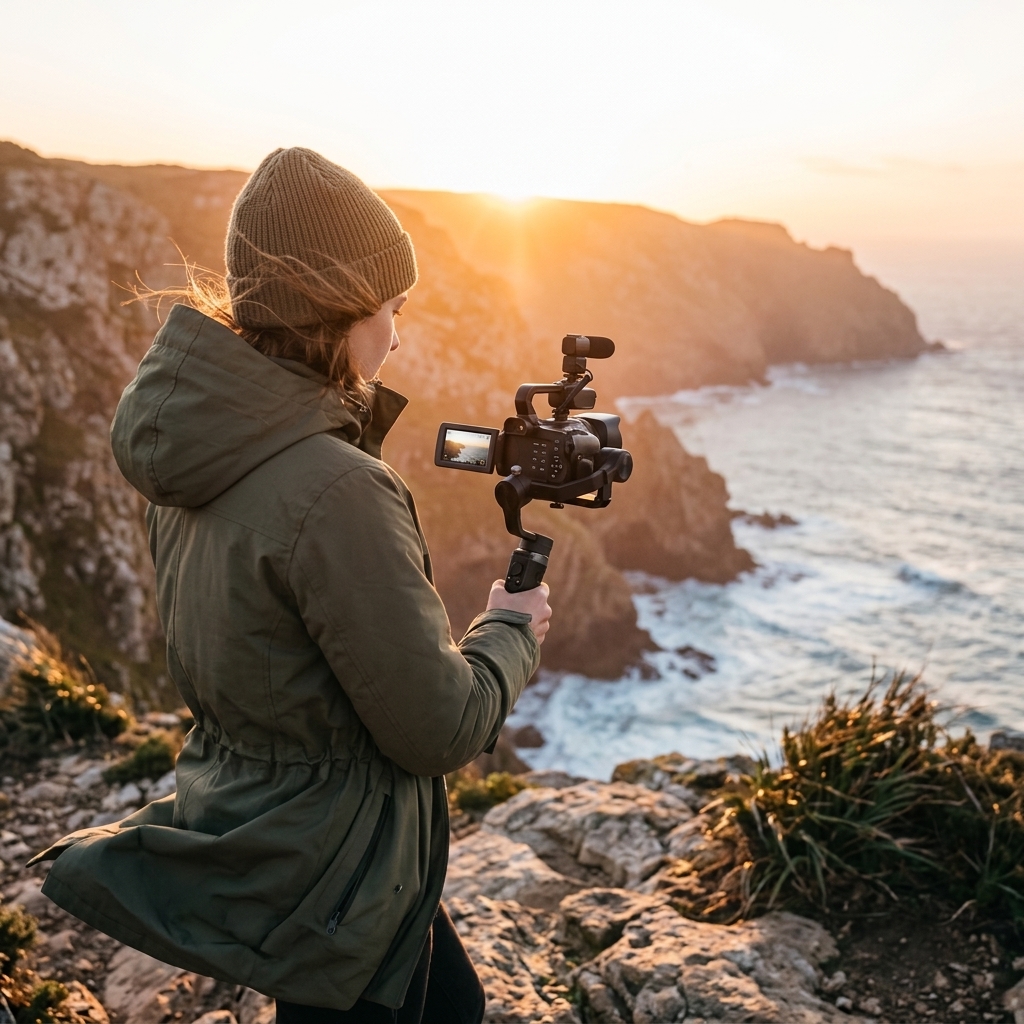 Sunrise Clifftop Travel Shoot
