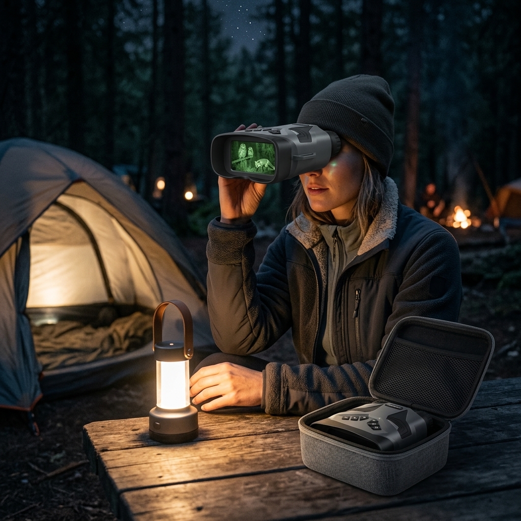 Campsite Wildlife After Dark