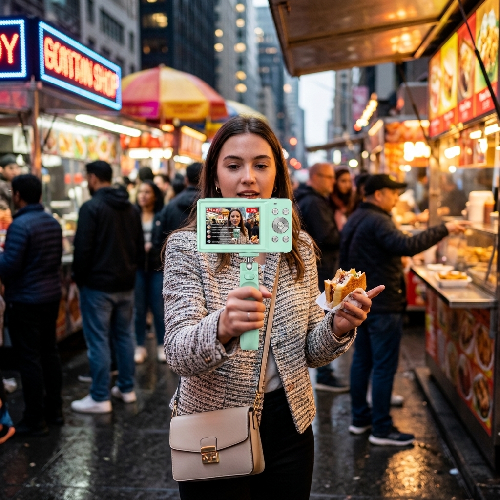 Streaming A Downtown Food Crawl