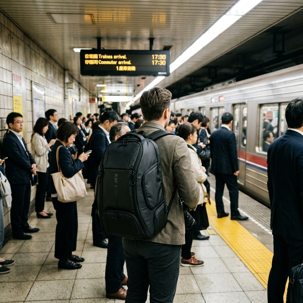 Rush Hour Train Platform