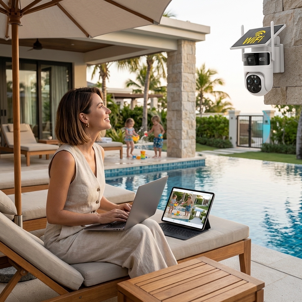 Poolside Activity While You Work