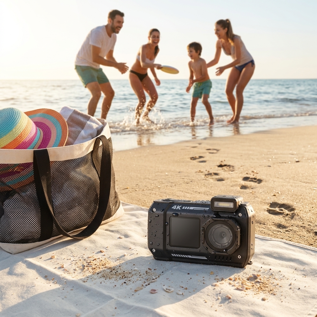 Family Afternoon On The Shore