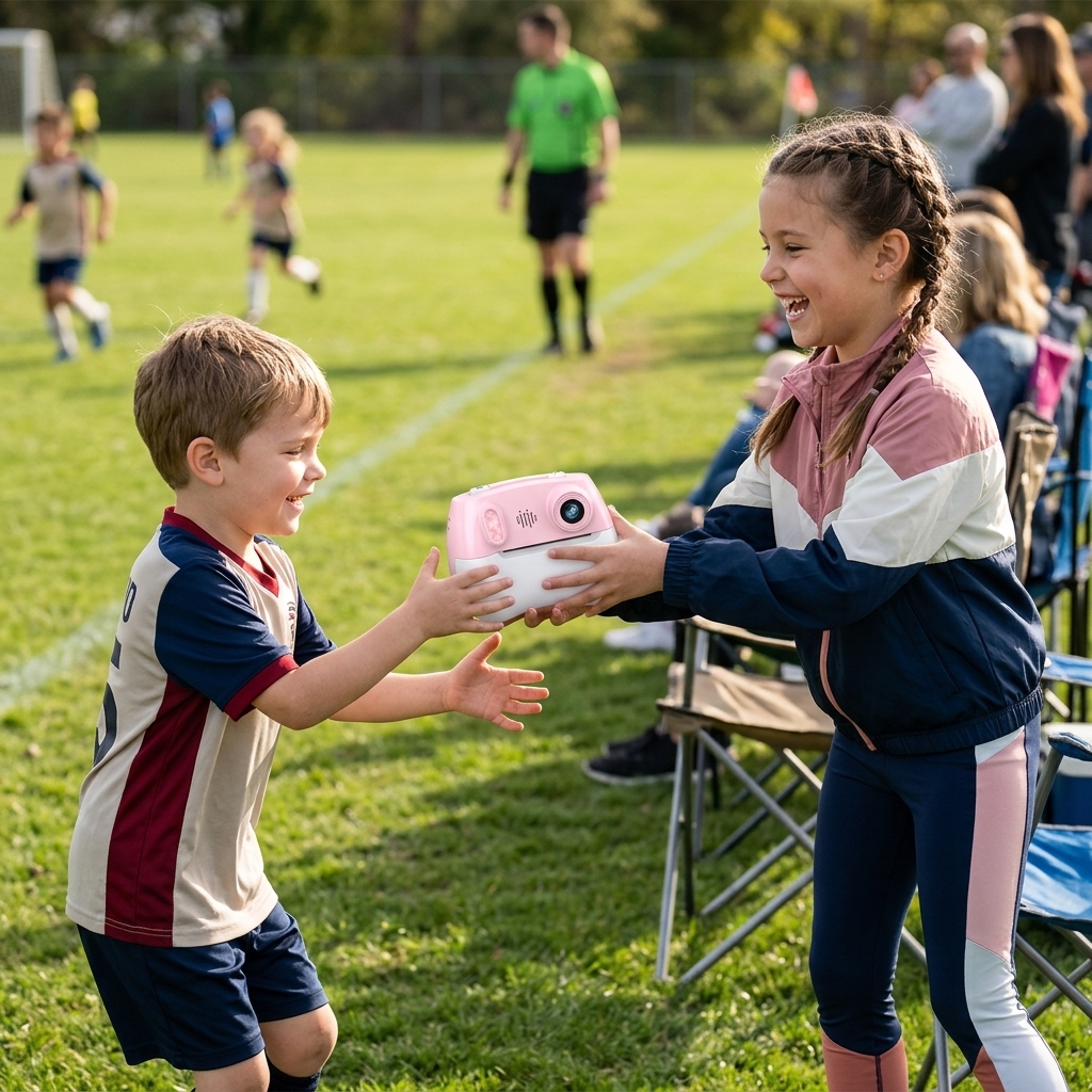 Cheering From The Soccer Sidelines