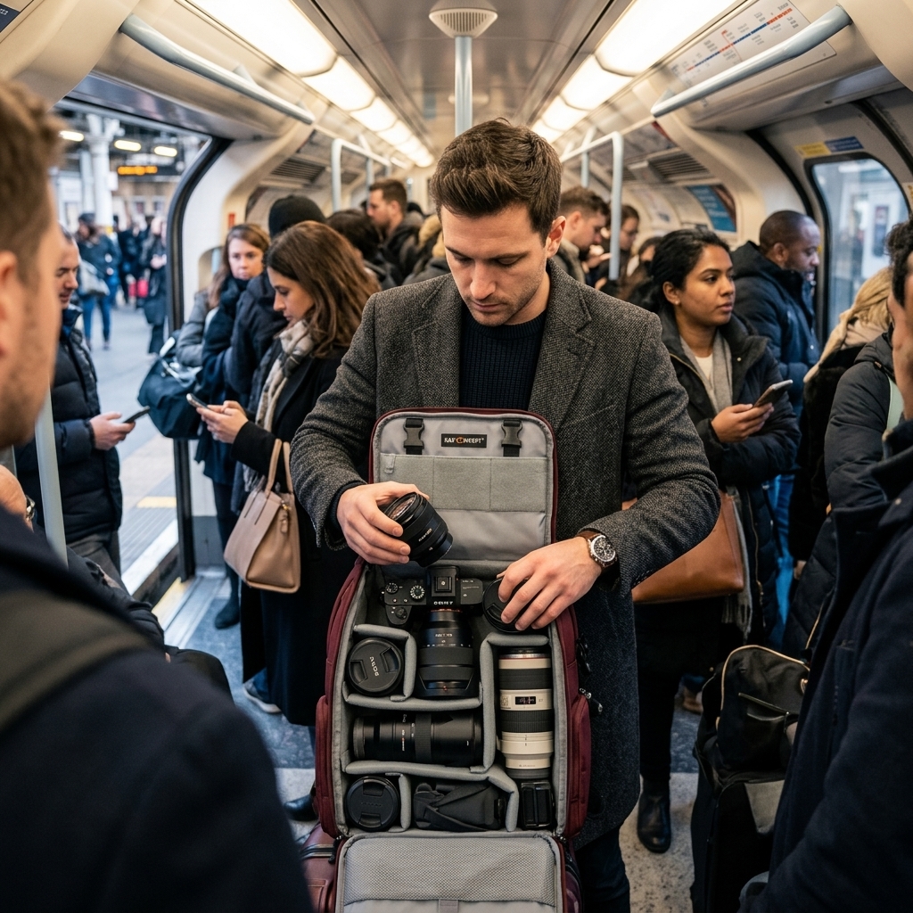 Rush Hour Train Platform