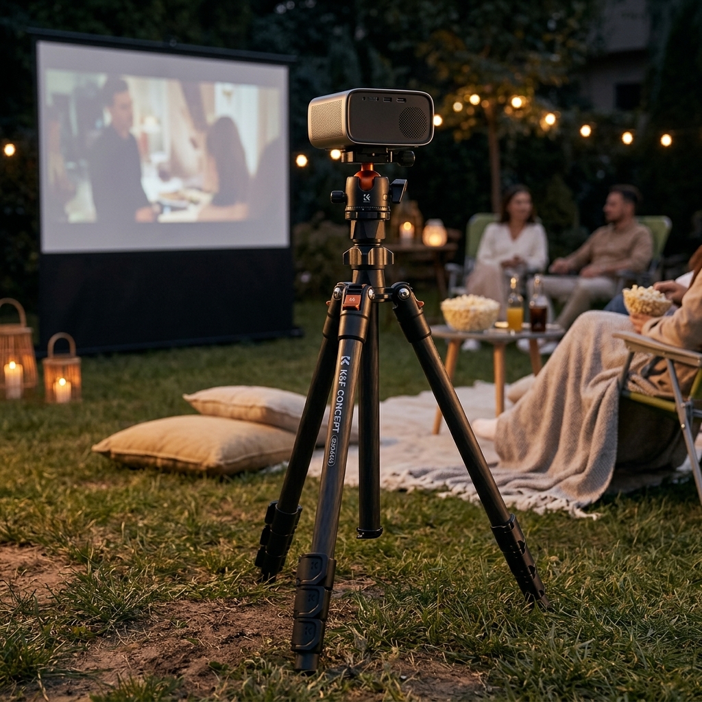 Backyard Movie Night On Grass