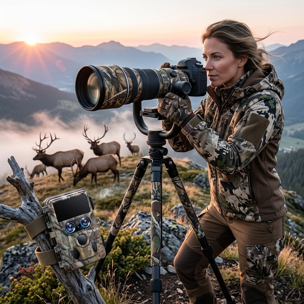 Dawn Elk Watching Ridge