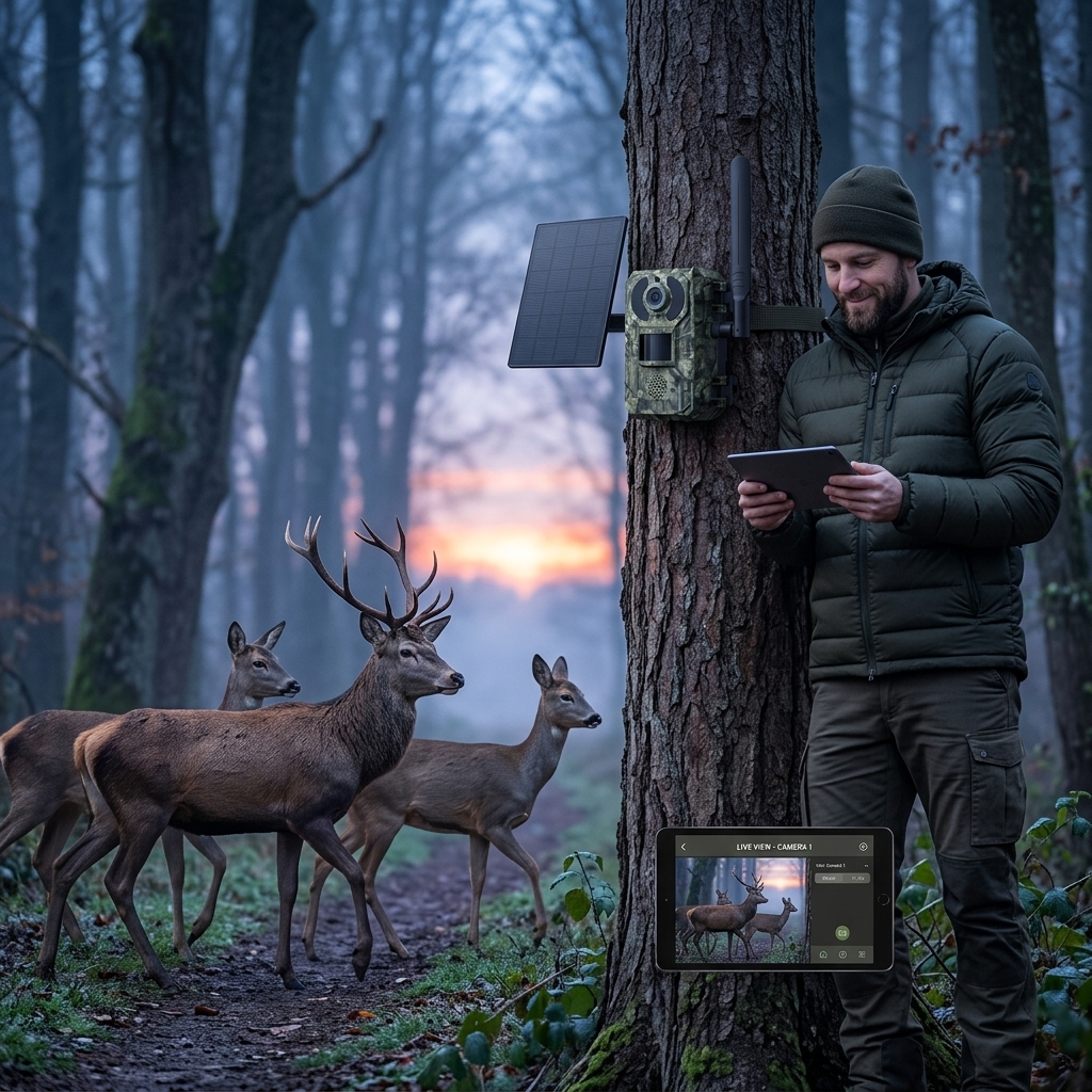 Checking Deer Movement Before Sunrise