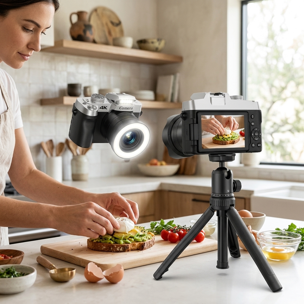 Tripod Recipe Filming Day
