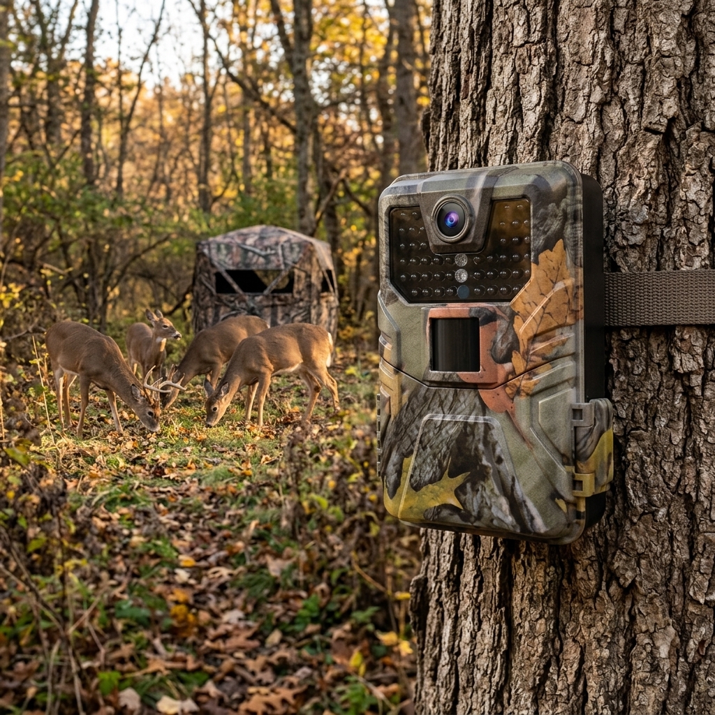 Deer Activity Near The Blind