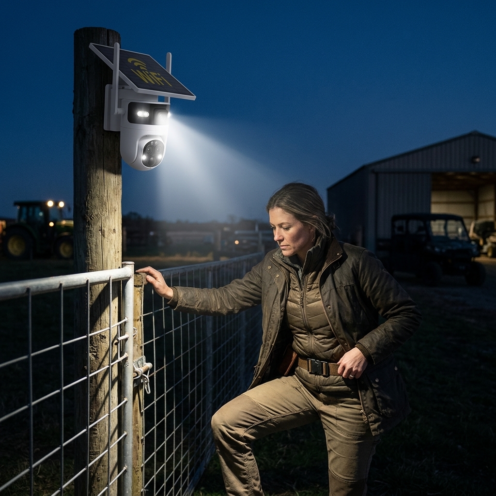 Checking Fences After Sunset