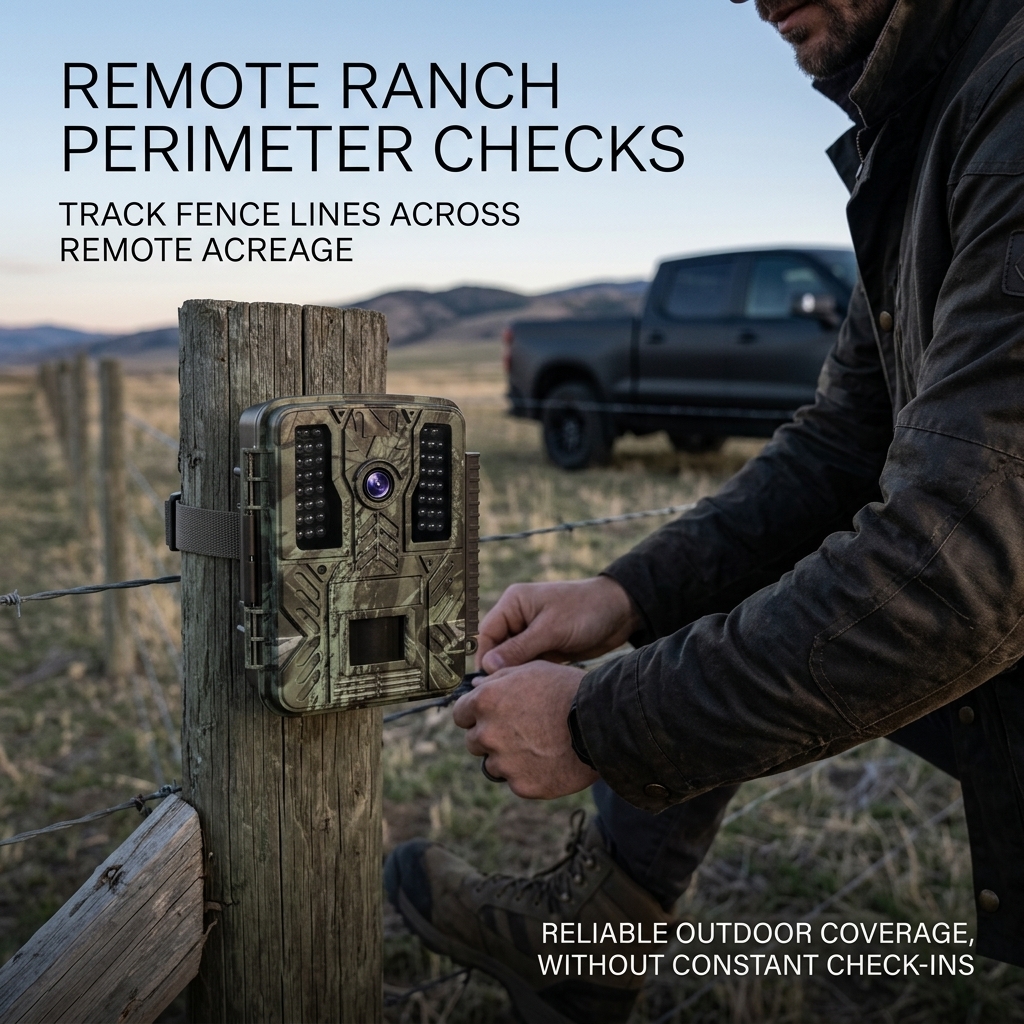 Remote Ranch Perimeter Checks