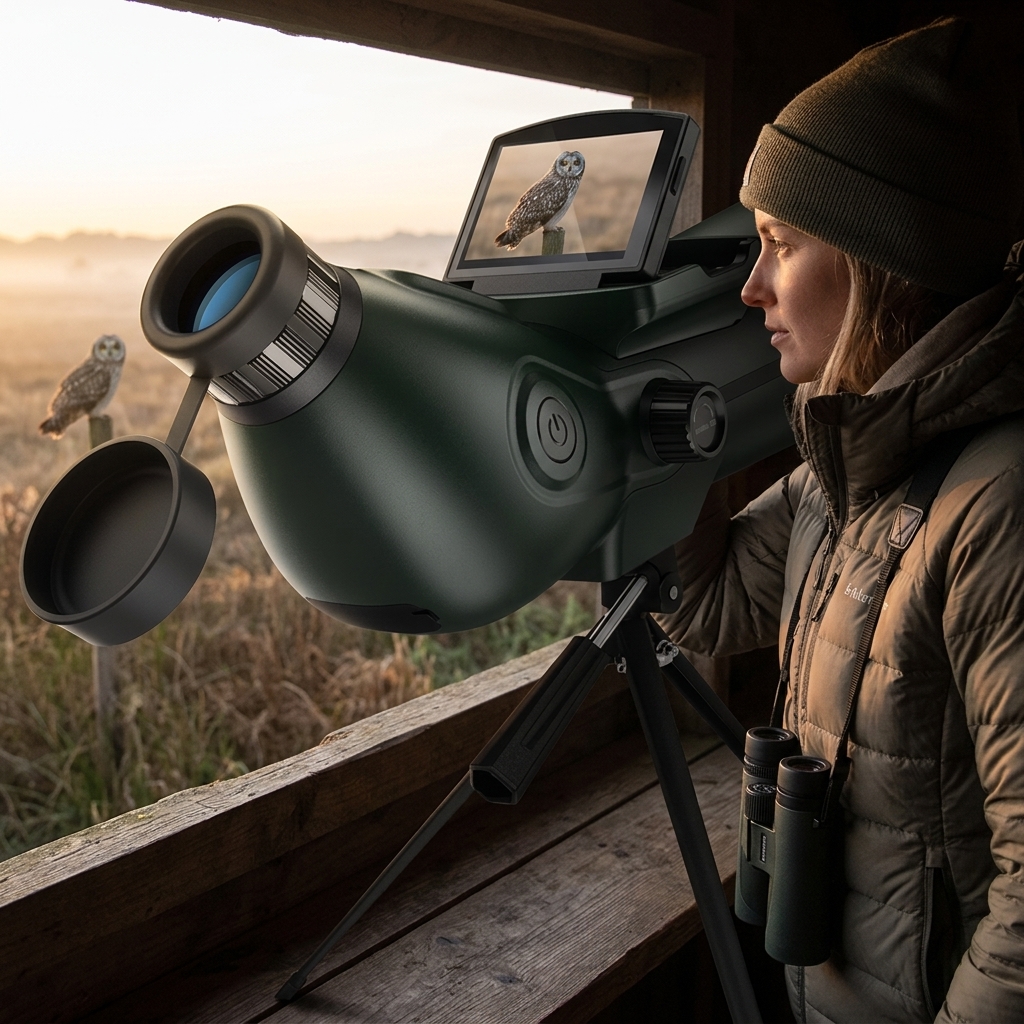 Marsh Hide At First Light
