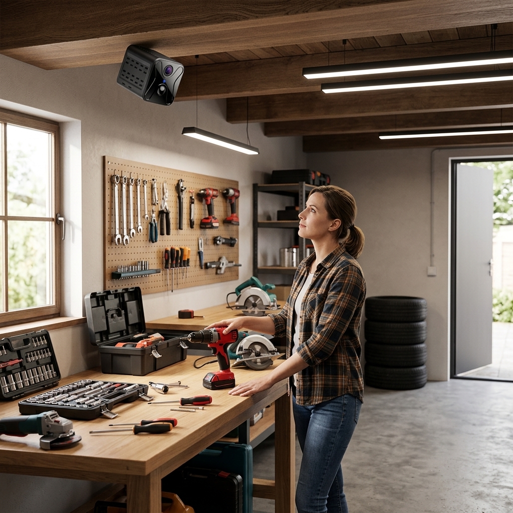 Checking Tools In The Garage