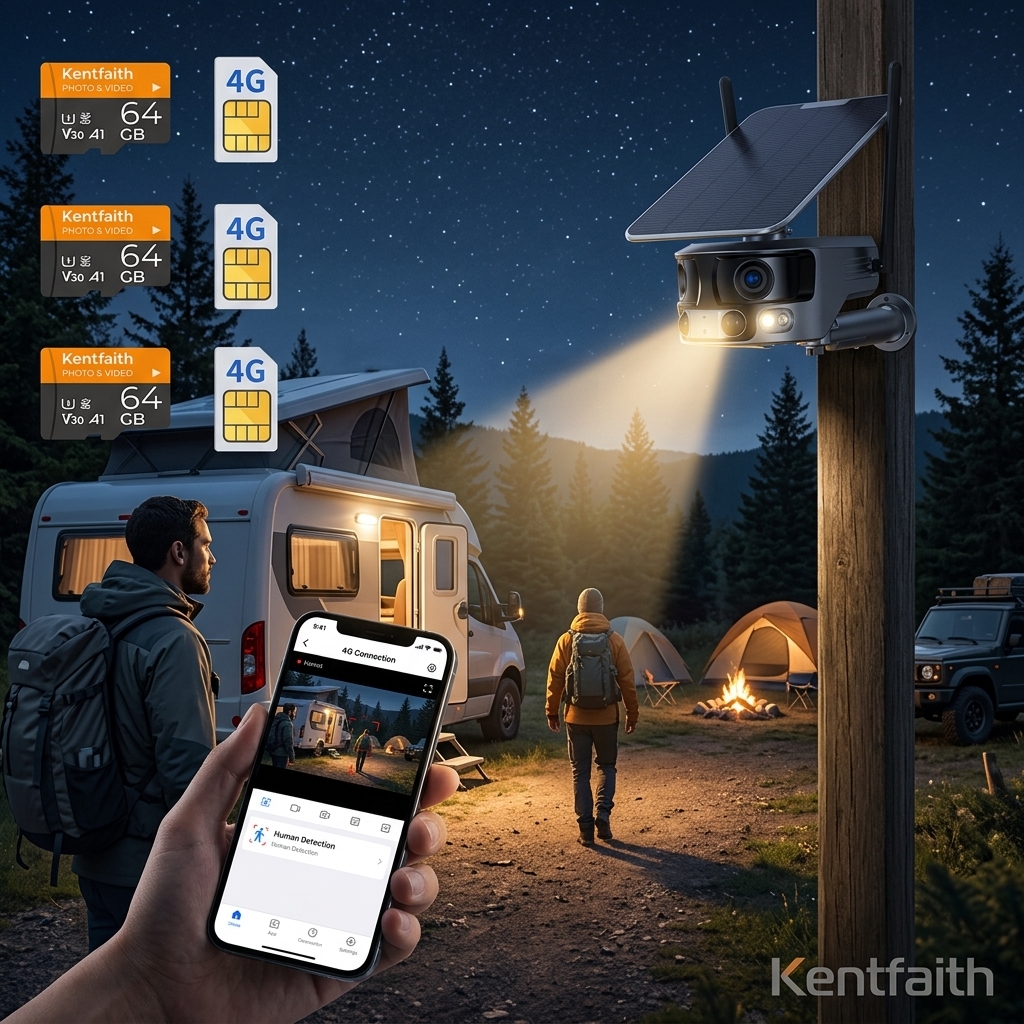 Watching Campsite Entrances After Dark