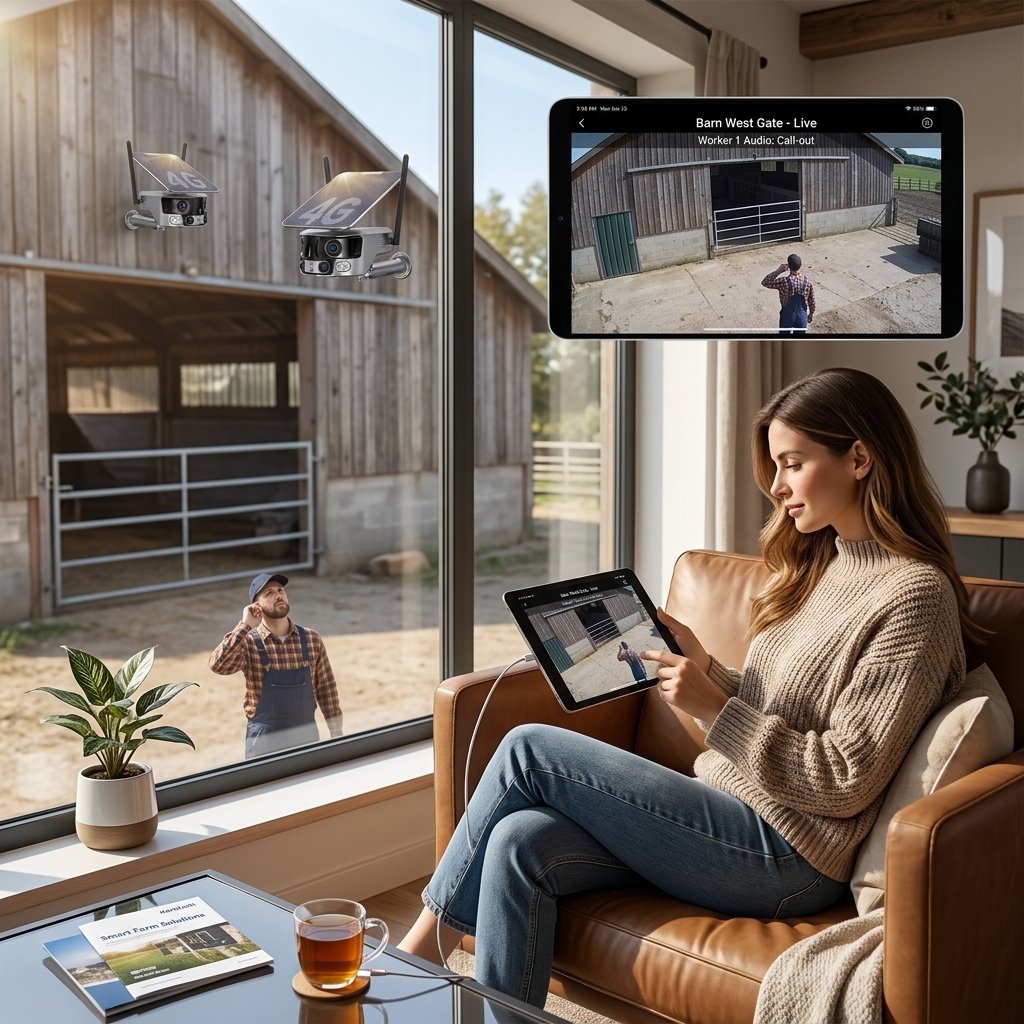Checking Barn Activity Remotely