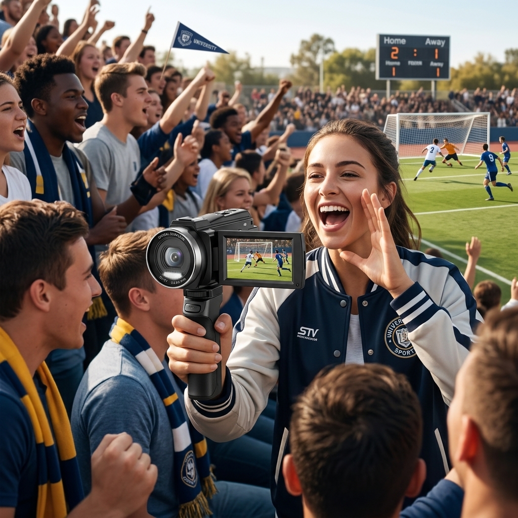 Cheering During The School Match
