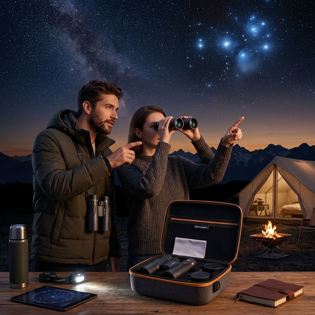 Dark-Sky Campsite After Sunset