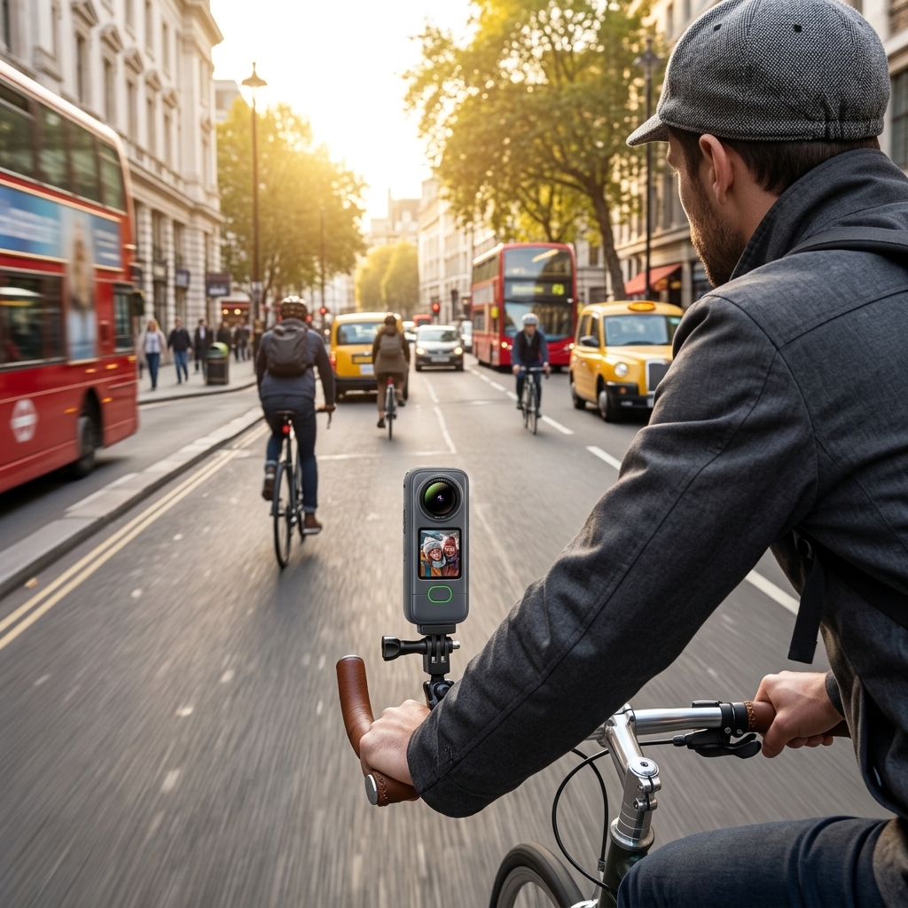 Morning Commute Through City Streets