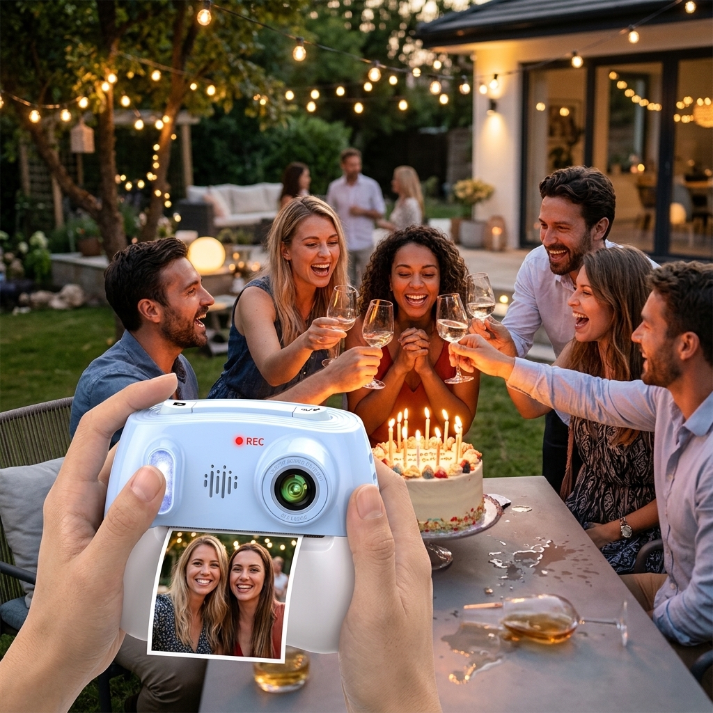Backyard Birthday Candle Moments