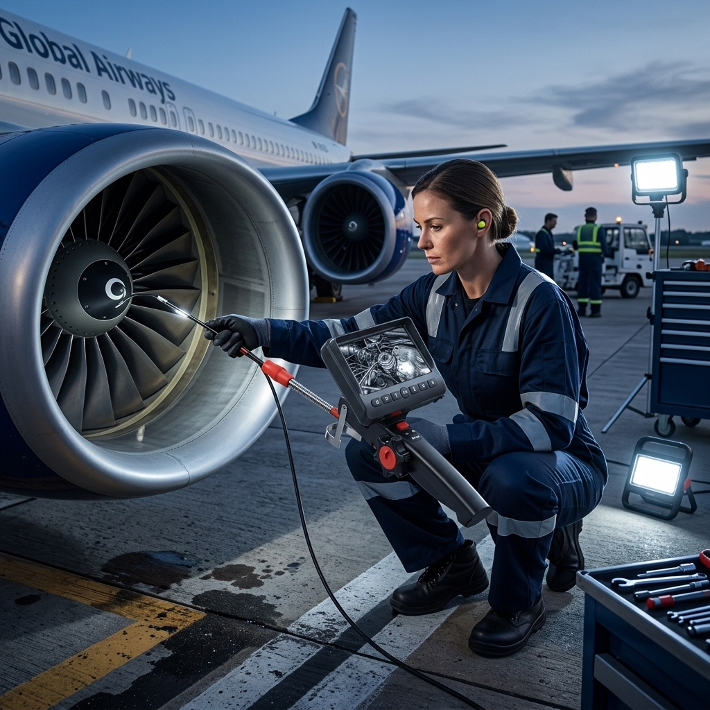 Turbine Checks On The Tarmac