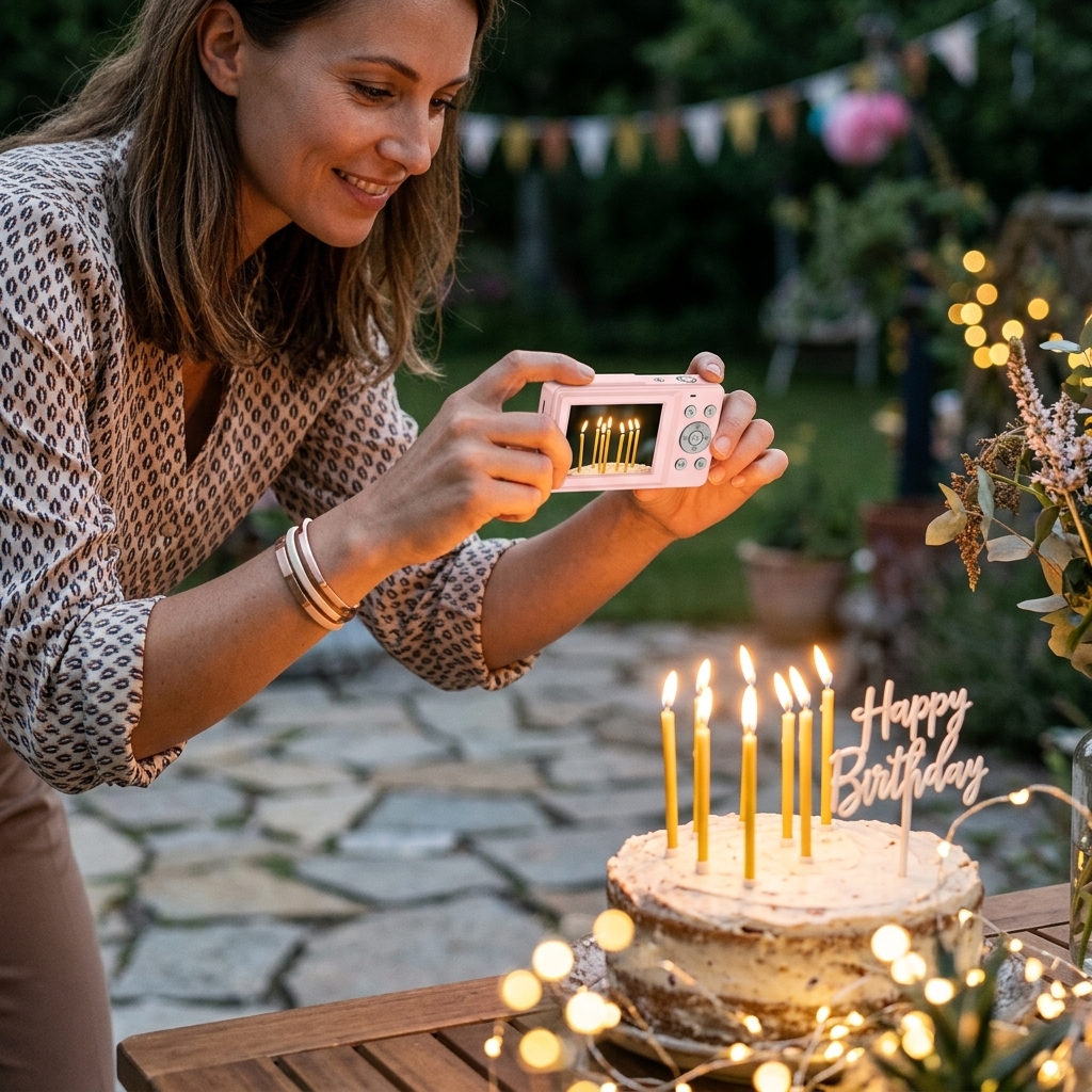 Backyard Birthday Candles