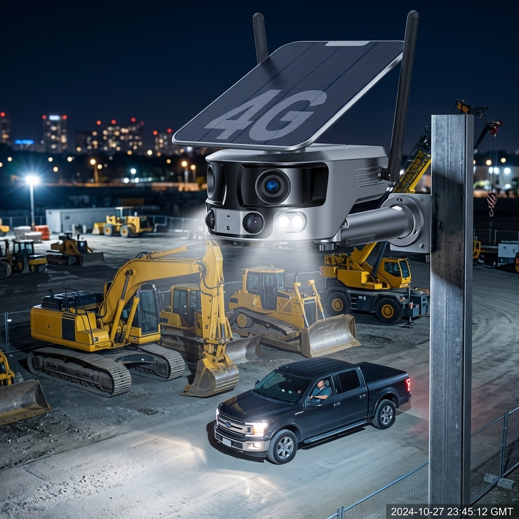 Night Watch Over Heavy Equipment
