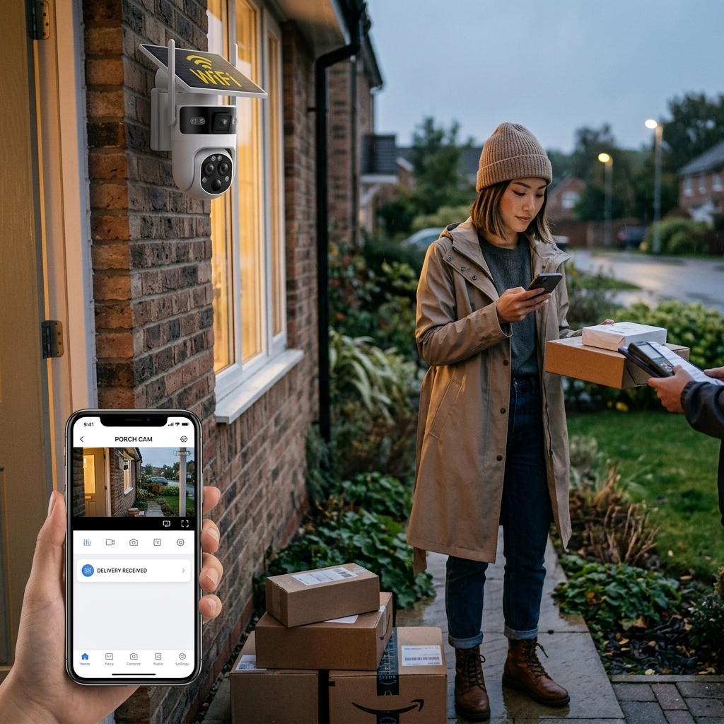 Watching Deliveries At The Door