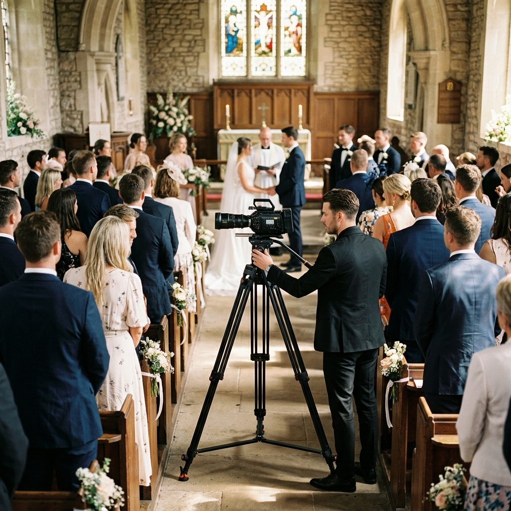 Filming Vows In A Packed Chapel