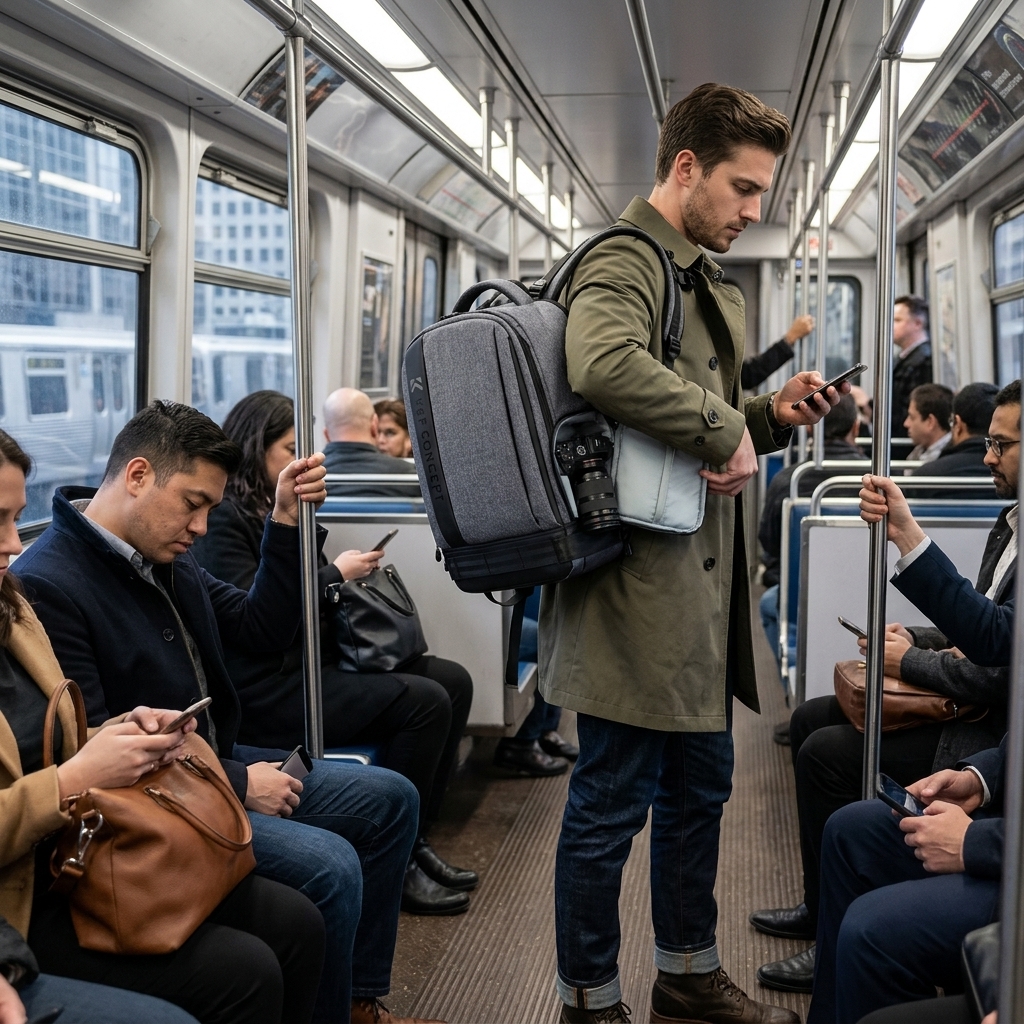 Rush Hour On The Train