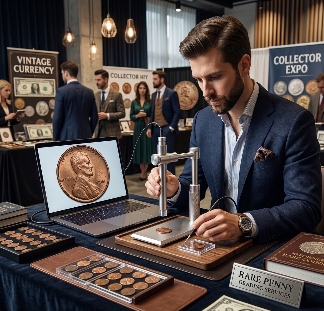 Rare Penny Grading Booth