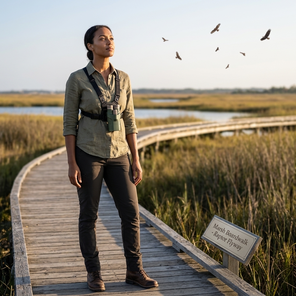 Marsh Boardwalk Raptor Spotting