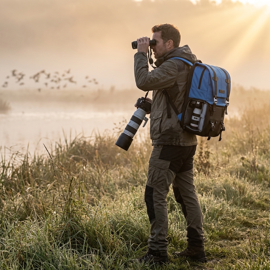 Birdwatching At First Light