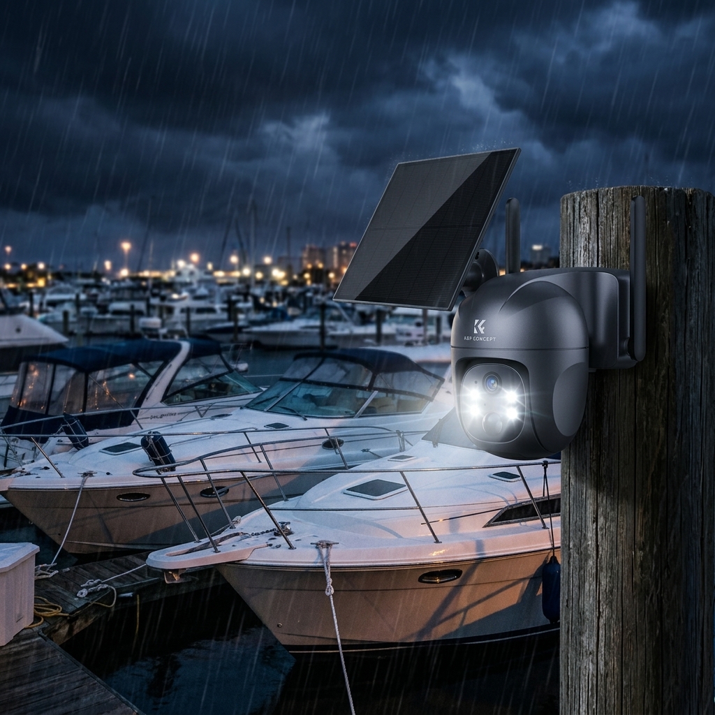 Keeping An Eye On Docked Boats