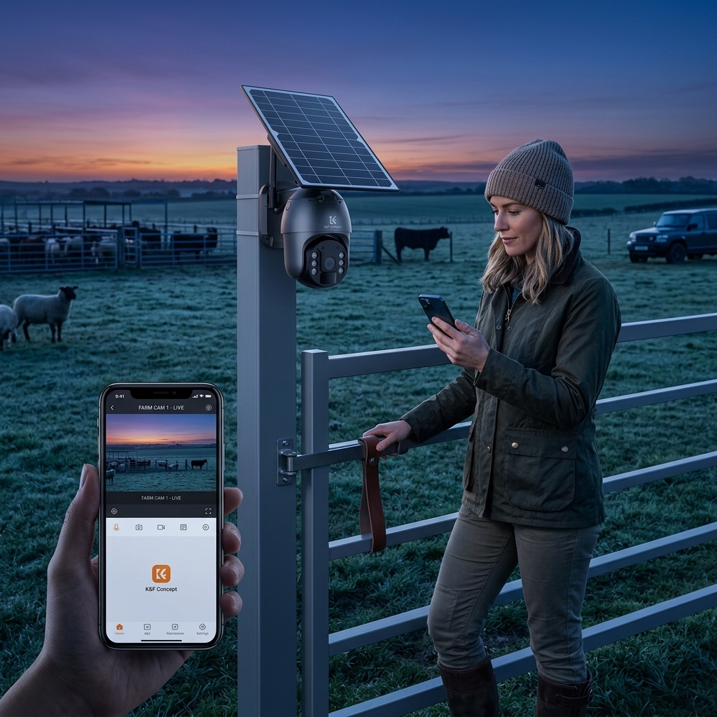 Checking Livestock Before Sunrise
