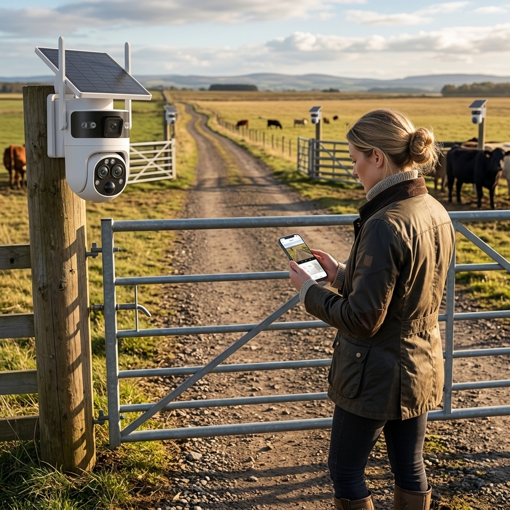 Keeping Eyes On Livestock Gates