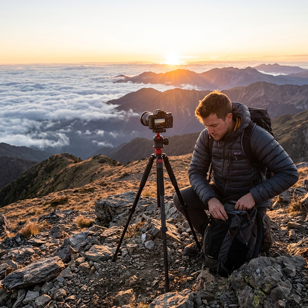 Sunrise On Rocky Ridges