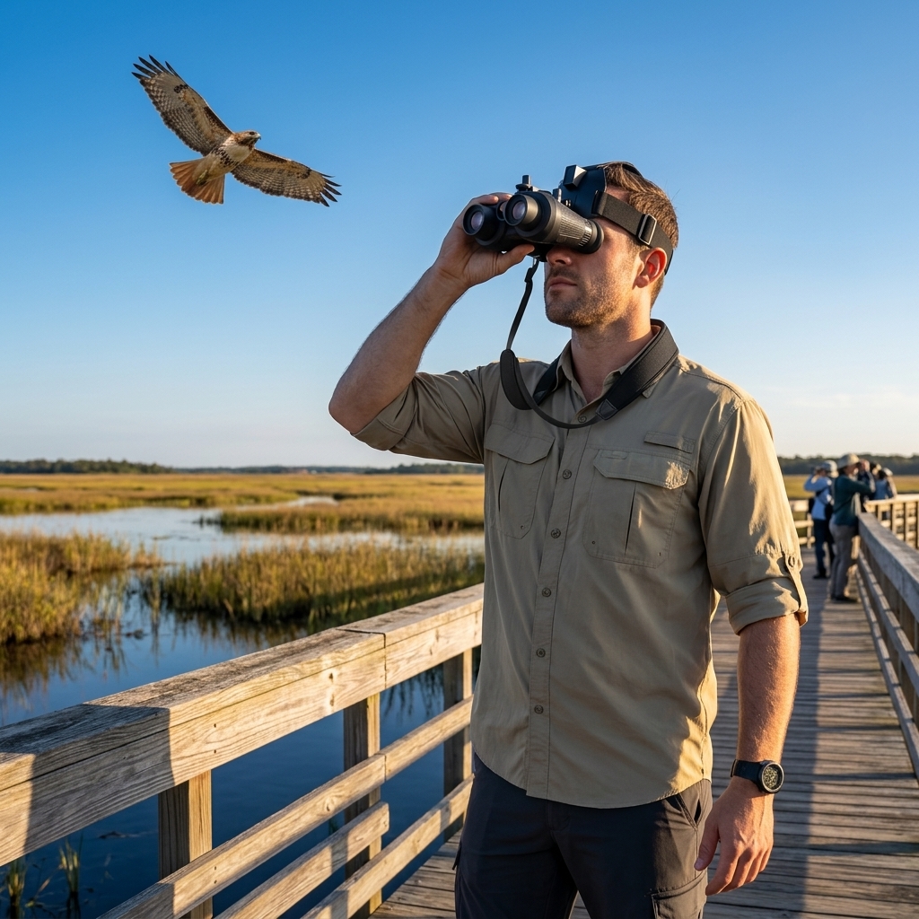 Spotting Hawks Over Wetlands