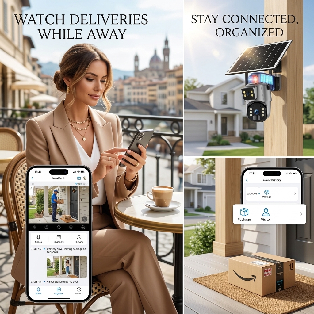 Watching Deliveries While Away