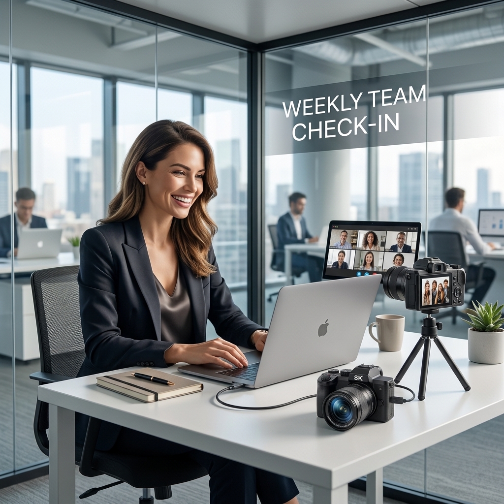 Weekly Team Check-In Booth