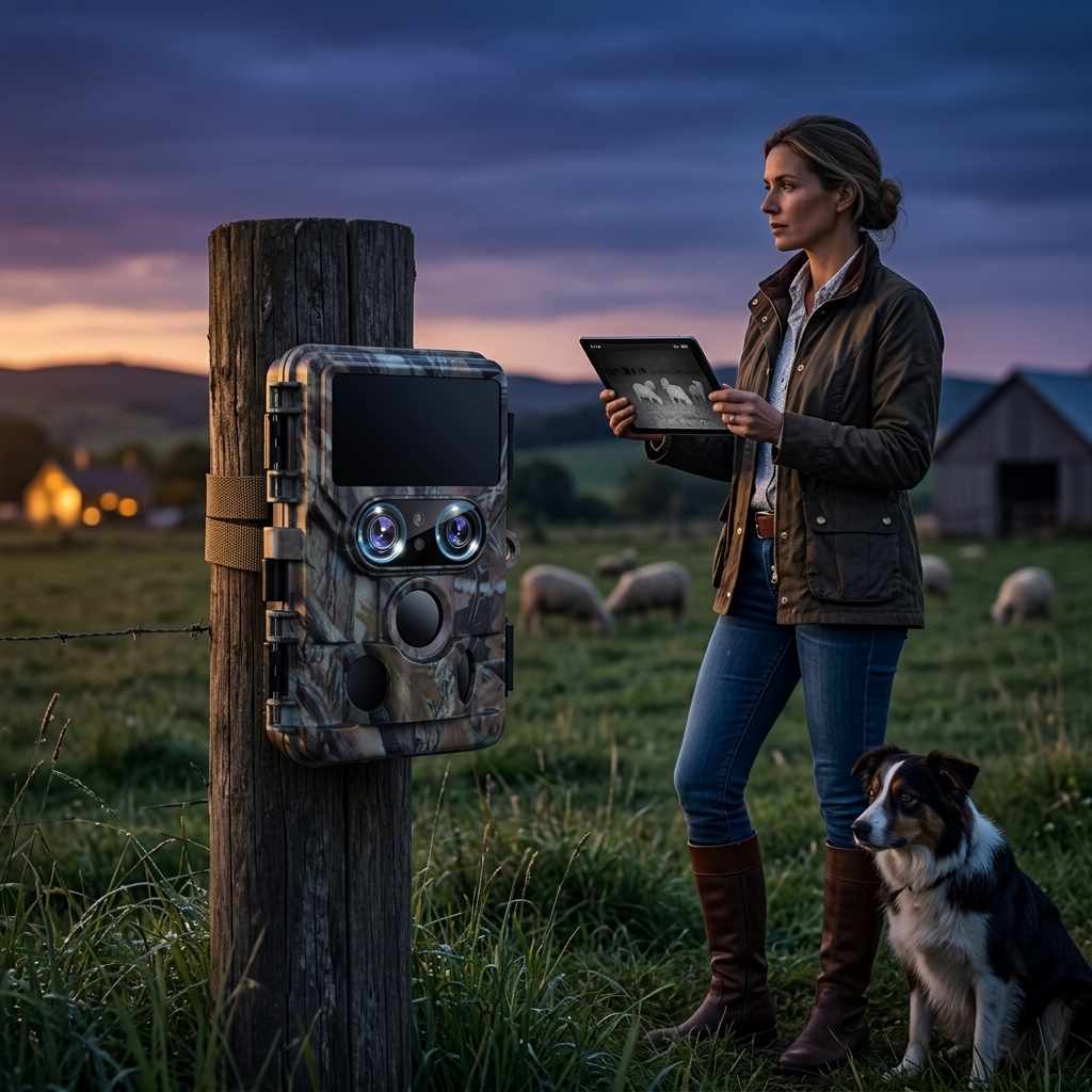 Checking Livestock After Dusk