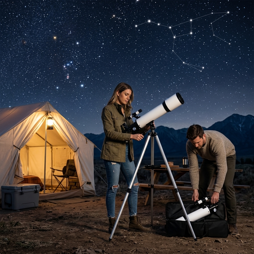 Constellations From A Remote Campsite